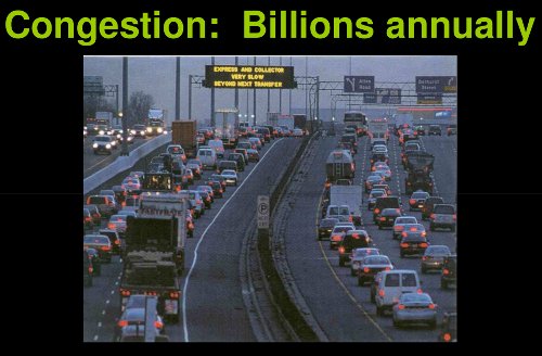 Congestion costs billions annually