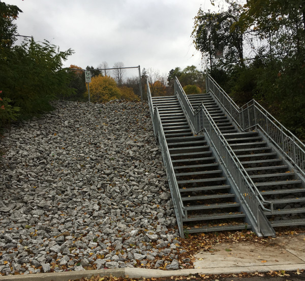 Highland Gardens staircase