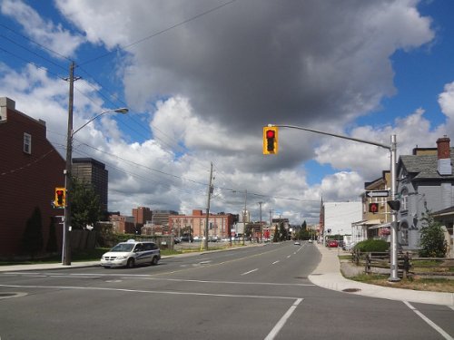 Wilson Street looking westbound from Catharine